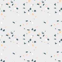 Abstract seamless pattern in terrazzo style. Natural colors. Vector design  for wallpaper, backdrop, fabric, textile, covers, etc.