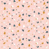 Abstract colorful seamless pattern in terrazzo style.Vector design template for wallpaper, backdrop, fabric, textile, etc. vector
