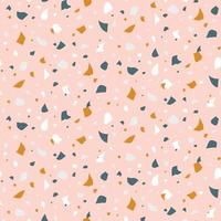 Abstract colorful seamless pattern in terrazzo style.Vector design template for wallpaper, backdrop, fabric, textile, etc. vector