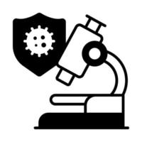 microscope Modern concepts design, vector illustration