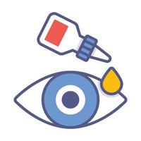 eye drop Modern concepts design, vector illustration