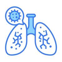 lungs Modern concepts design, vector illustration