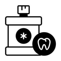 mouth wash Modern concepts design, vector illustration