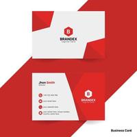 Corporate Business Card, white business card design, Vector modern clean business card template.