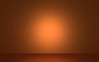 Representación 3d de fondo de concepto de halloween abstracto naranja oscuro vacío. escena para publicidad, anuncios cosméticos, escaparate, presentación, sitio web, banner, crema, moda. ilustración. pantalla del producto foto