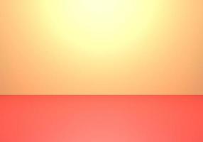 3d rendering of empty yellow and red abstract minimal concept background. Scene for advertising, cosmetic ads, showcase, presentation, website, banner, cream, fashion. Illustration. Product display photo