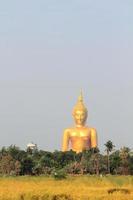 Buddha statue, Wat muang in Thailand photo