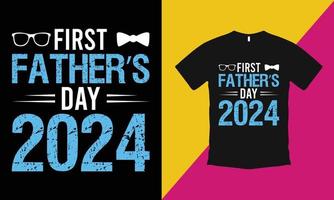 Creative Father's Day T-Shirt Template vector