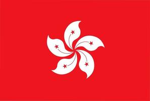 flag of hong kong vector