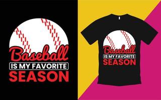 Creative Baseball T-Shirt Template vector