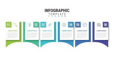 Business data visualization. timeline infographic icon designed for milestone elements abstract background template technology process digital diagram digital marketing data presentation chart Vector