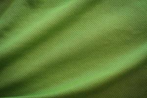 crumpled green fabric texture background photo