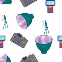 Photographic pattern, cartoon style vector