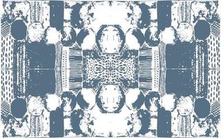 fractal with abstract spots vector pattern