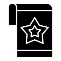 Bookmark Glyph Icon vector