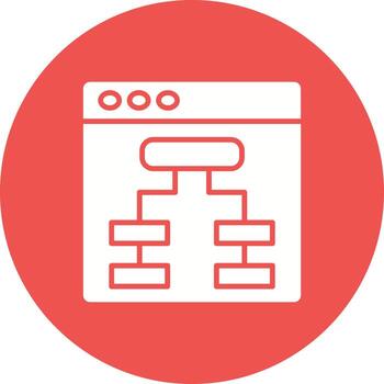 Ux Interface Glyph Circle Background Icon vector