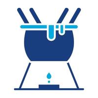 Fondue Glyph Two Color Icon vector