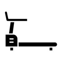 Treadmill Glyph Icon vector