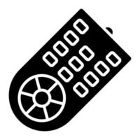 Remote Control Glyph Icon vector