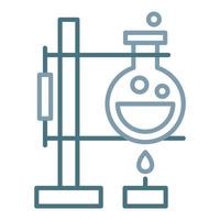 Experiment Line Two Color Icon vector