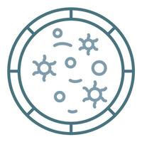 Microbiology Line Two Color Icon vector