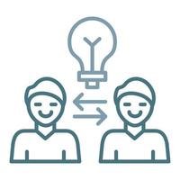 Understand Line Two Color Icon vector
