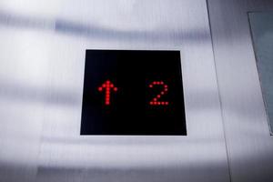 ascensor pantalla mostrar número de piso foto