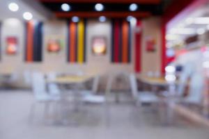 Blur restaurant background photo