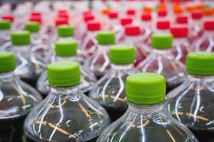 soft drinks in bottles photo