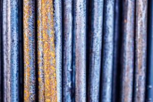 steel bar texture background for construction photo