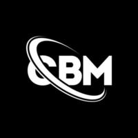 logotipo de cbm. carta cbm. diseño de logotipo de letra cbm. Logotipo de iniciales cbm vinculado con círculo y logotipo de monograma en mayúsculas. tipografía cbm para tecnología, negocios y marca inmobiliaria. vector