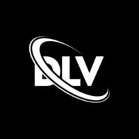 DLV logo. DLV letter. DLV letter logo design. Initials DLV logo linked with circle and uppercase monogram logo. DLV typography for technology, business and real estate brand.