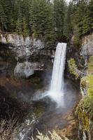 Beautiful waterfall view photo