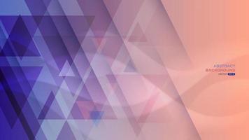 Colorful Triangle shape geometric abstract background