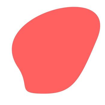 elemento de forma de gota vector