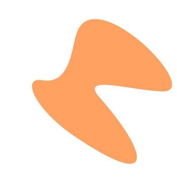 elemento de forma de gota vector