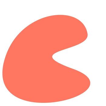 elemento de forma de gota vector