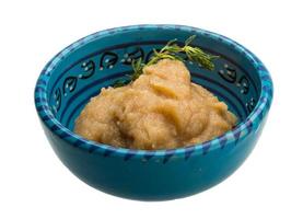 Cod roe in the bowl photo