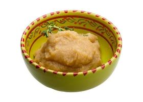 Cod roe in the bowl photo