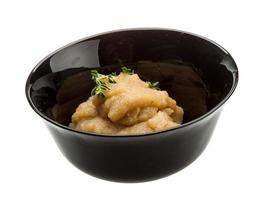 Cod roe in the bowl photo