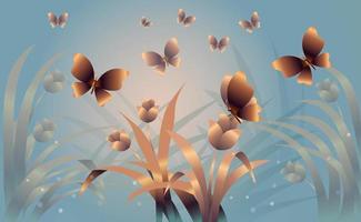 Abstract butterfly colorful Background vector