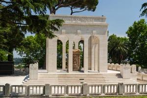 Ossuary of the fallen during the defence of Rome , Italy photo