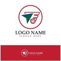 e-commerce logo and online shop logo design with modern concept vector