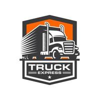 Truck Transportation Logo Vector Template