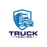 Truck Transportation Logo Vector Template