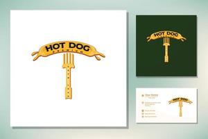 Hotdog illustration vector