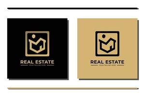 Real estate home building clip art logo design vector