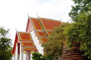 King Palace Wat mongkolpraphitara in Ayutthaya, Thailand photo