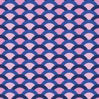 Illustrator vector of colorful seamless fish scale, abstract wave background