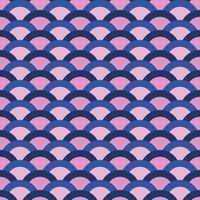 Illustrator vector of colorful seamless fish scale, abstract wave background